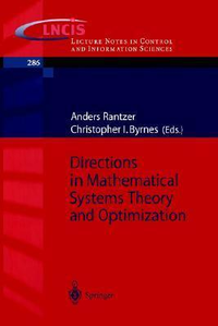 Cover for Directions in Mathematical Systems Theory and Optimization
