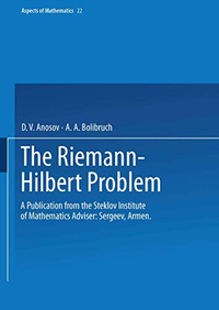 Cover for The Riemann-Hilbert Problem: A Publication from the Steklov Institute of Mathematics Adviser: Armen Sergeev