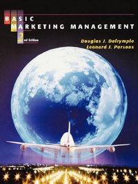 Cover for Basic Marketing Management