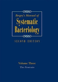 Cover for Bergey's Manual of Systematic Bacteriology, Volume 3: The Firmicutes