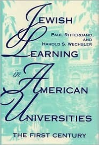 Cover for Jewish Learning in American Universities: The First Century