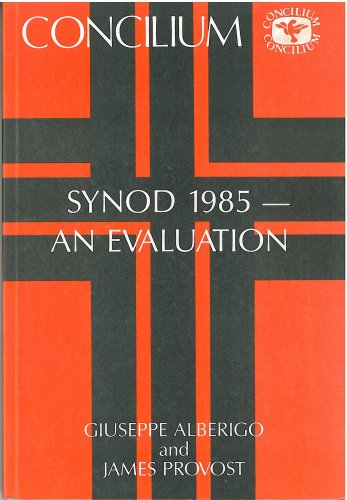 Cover for Concilium 188 Synod 1985 An Evaluation