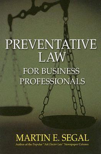 Cover for Preventative Law for Business Professionals