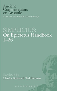 Cover for Simplicius: On Epictetus Handbook 1-26