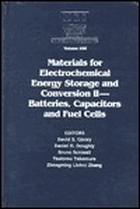 Cover for Materials for Electrochemical Energy Storage and Conversion II―Batteries, Capacitors and Fuel Cells: Volume 496