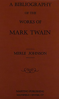 Cover for A Bibliography of the Works of Mark Twain