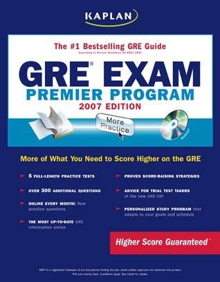 Cover for Kaplan GRE Exam, 2007 Edition: Premier Program