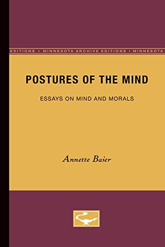 Cover for Postures of the Mind: Essays on Mind and Morals