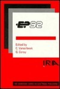 Cover for Electronic Publishing '92