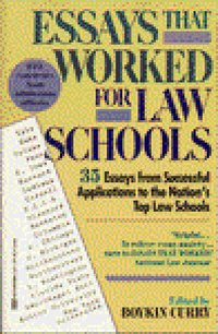 Cover for Essays That Worked for Law School: 35 Essays from Successful Applications to the Nation's Top Law Schools