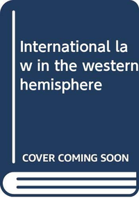Cover for International law in the western hemisphere