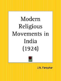 Cover for Modern Religious Movements in India