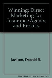 Cover for Winning: Direct Marketing for Insurance Agents and Brokers