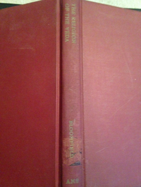 Cover for The Religion of the Veda: The Ancient Religion of India, from Rig-Veda to Upanishads