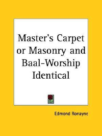 Cover for Master's Carpet or Masonry and Baal-Worship Identical