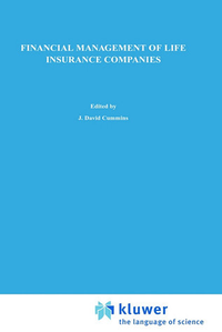 Cover for Financial Management of Life Insurance Companies