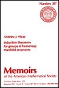 Cover for Induction Theorems for Groups of Homotopy Manifold Structures