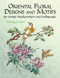 Cover for Oriental Floral Designs and Motifs for Artists, Needleworkers and Craftspeople