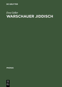 Cover for Warschauer Jiddisch (Phonai, 46)