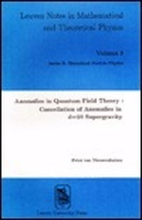 Cover for Anomalies in Quantum Field Theory: Cancellation of Anomalies in D Equals 10 Supergravity