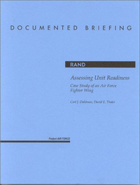Cover for Assessing Unit Readiness: Case Study of an Air Force Fighter Wing