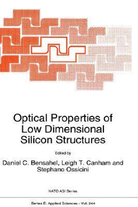 Cover for Optical Properties of Low Dimensional Silicon Structures
