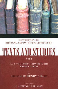Cover for The Lord's Prayer in the Early Church: Contributions to Biblical and Patristic L)