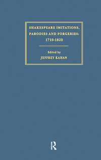 Cover for Shakespeare Imitations, Parodies and Forgeries