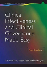 Cover for Clinical Effectiveness and Clinical Governance Made Easy