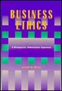 Cover for Business Ethics: A Managerial, Stakeholder Approach