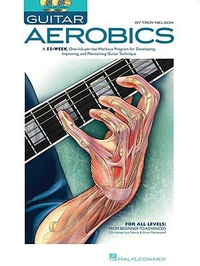 Cover for Guitar Aerobics: A 52-Week, One-lick-per-day Workout Program for Developing, Improving and Maintaining Guitar Technique Bk/online audio