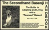 Cover for The Secondhand Basenji Handbook: The Guide to Adopting & Living With a "Rescued" Basenji