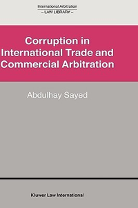 Cover for Corruption in International Trade and Commercial Arbitration