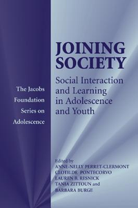 Cover for Joining Society: Social Interaction and Learning in Adolescence and Youth