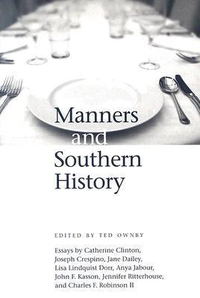 Cover for Manners and Southern History