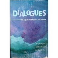 Cover for Dialogues: An Argument Rhetoric and Reader