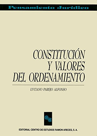 Cover for Constitución y valores del ordenamiento