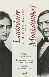 Cover for LACORDAIRE-MONTALEMBERT : CORRESPONDANCE INÉDITE