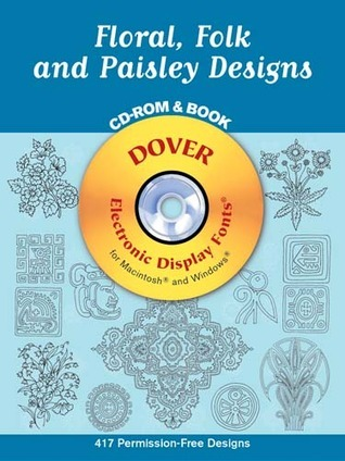 Cover for Floral, Folk and Paisley Designs CD-ROM and Book