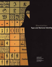 Cover for Blackletter: Type and National Identity