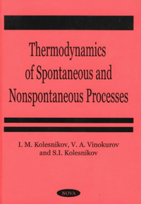 Cover for Thermodynamics of Spontaneous and Non-Spontaneous Processes