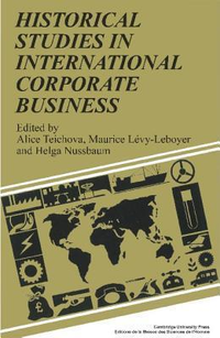 Cover for Historical Studies in International Corporate Business
