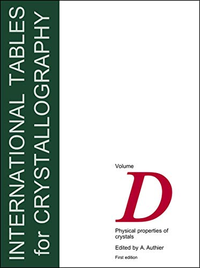 Cover for International Tables for Crystallography,Volume D: Physical properties of crystals