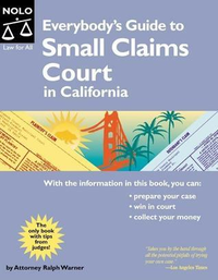 Cover for Everybody's Guide to Small Claims Court in California