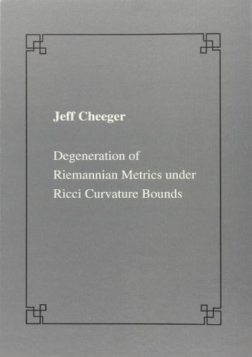 Cover for Degeneration of Riemannian metrics under Ricci curvature bounds