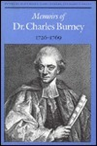 Cover for Memoirs of Dr. Charles Burney, 1726-1769