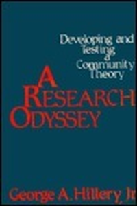 Cover for Research Odyssey: Developing and Testing a Community Theory