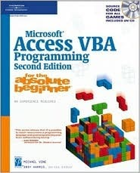 Cover for Microsoft Access VBA Programming for the Absolute Beginner, Second Edition