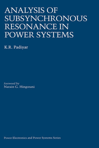 Cover for Analysis of Subsynchronous Resonance in Power Systems