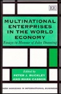 Cover for Multinational Enterprises in the World Economy: Essays in Honour of John Dunning